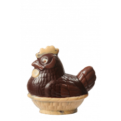 POULE COUVEUSE CHOCOLAT NOIR 